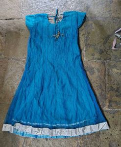 Teal Embellished Kurta Set