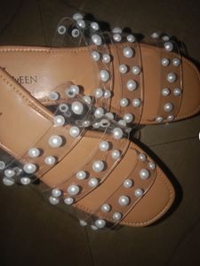 Pearl Flats Sandals