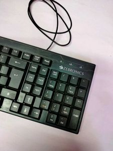 Zebronics Full Working Wired Keyboard.