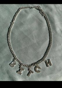 Bitch Pendant Necklace