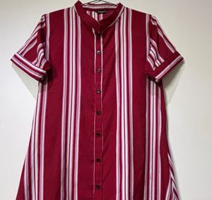 Striped Hi-Low Designer kurti