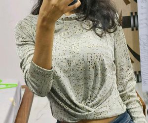 Sleeved Twist Front Top