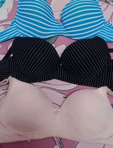 Set Of 3 Padded Bra