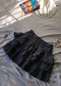 Y2k Polka Dots Skirt🖤🌸