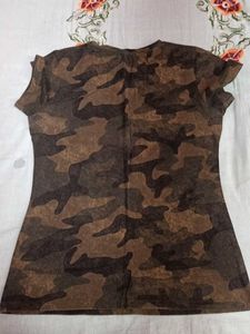 Cargo Print Tshirt For Women