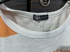 Zara Striped Crop Top