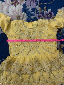 Yellow Wedding Lehenga Dress