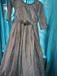 Sparkly Silver Party Dress