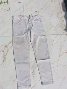 Men's Casual Light Beige Jeans