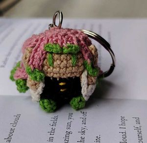 Mitsuri kanroji crochet keychain, demon slayer