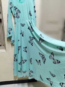 Butterfly Print Maxi Dress condition very 👍🏻 goo