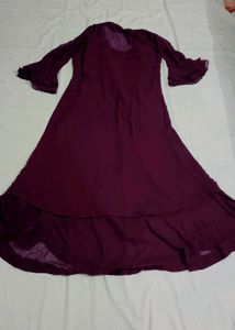 Sequins Work Gown With Shrug