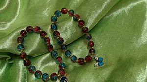 Pack Of 2 Beaded Bracelet With Charm