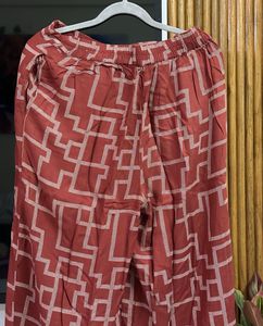 Combo - Set of 2 - Geometric Print Wide Leg Pants