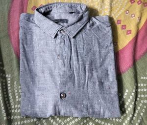 Men's Grey Casual Shirt