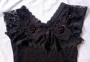 Black Lace Top