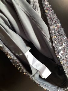Forever 21 Grey-Blue Velvet Sequin Dress