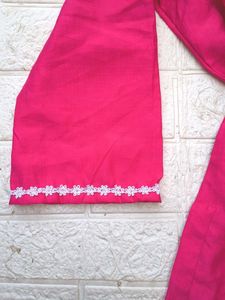 Rose Pink Short Kurti 🩷