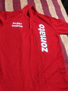 Zomato Red Polo T-Shirt