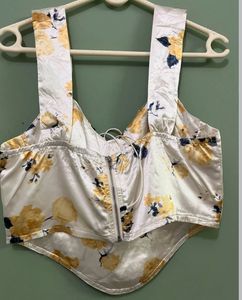Floral Corset Top In Size Xs And S