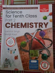Science for Tenth Class, Chemistry