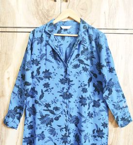 Printed Long Shirt Bust Size-36