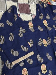 Elegant Blue Ethnic Skirt