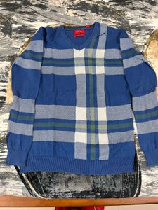 English Laundry Plaid Sweater