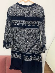Paisley Print Tunic Top