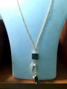 Natural stones tie chain