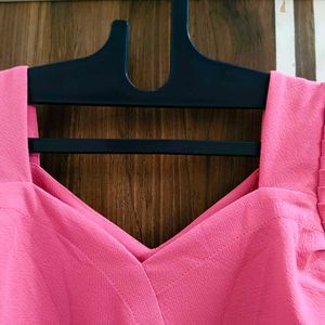 🛍️ Pink Peplum Top ⭐⭐⭐⭐⭐