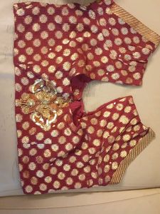 Elegant Maroon Saree
