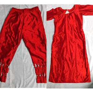 Red Salwar Kameez Suit For Women