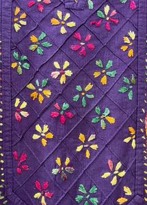 Embroidered Purple Kurta