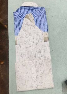 Men's Patterned Button-Down Shirt