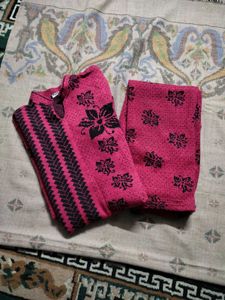 🌸 Acrylic Kurta Set