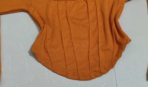 RUST CROP TOP (SPECIALLY FOR WARM SKIN TONE)
