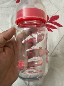 Luvlap Glass Feeding Bottle And Nipples