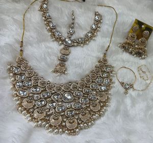 Unused kundan Bridal Jewelry Set