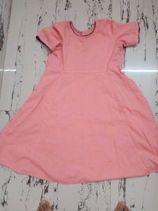 Beautiful Cotton Pink Frock