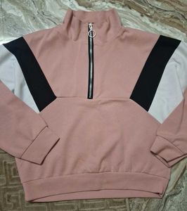 Color Block Pullover Sweatshirt