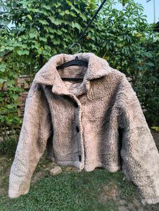 Cozy Beige Teddy Jacket