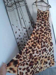 Animal Print Maxi Dress