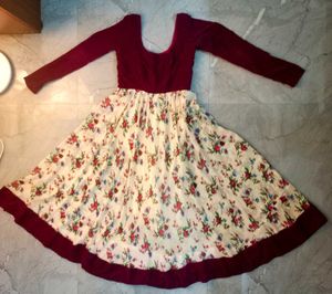 Floral Print Fit & Flare Dress