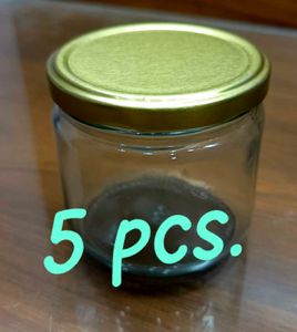 5 Glass Jars