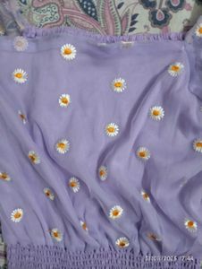 Daisy Sheer Sleeve Top