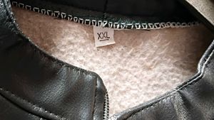 Stylish Black Faux Leather Jacket