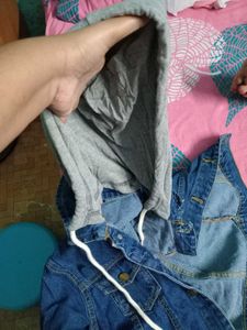 New Hooded Denim Jacket