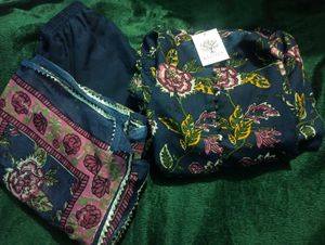 Kurta plazo set With dupatta ❤️