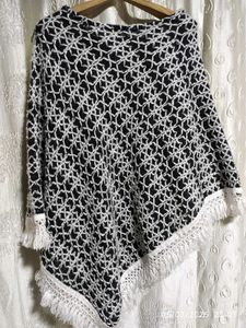 Crochet Poncho with Fringe